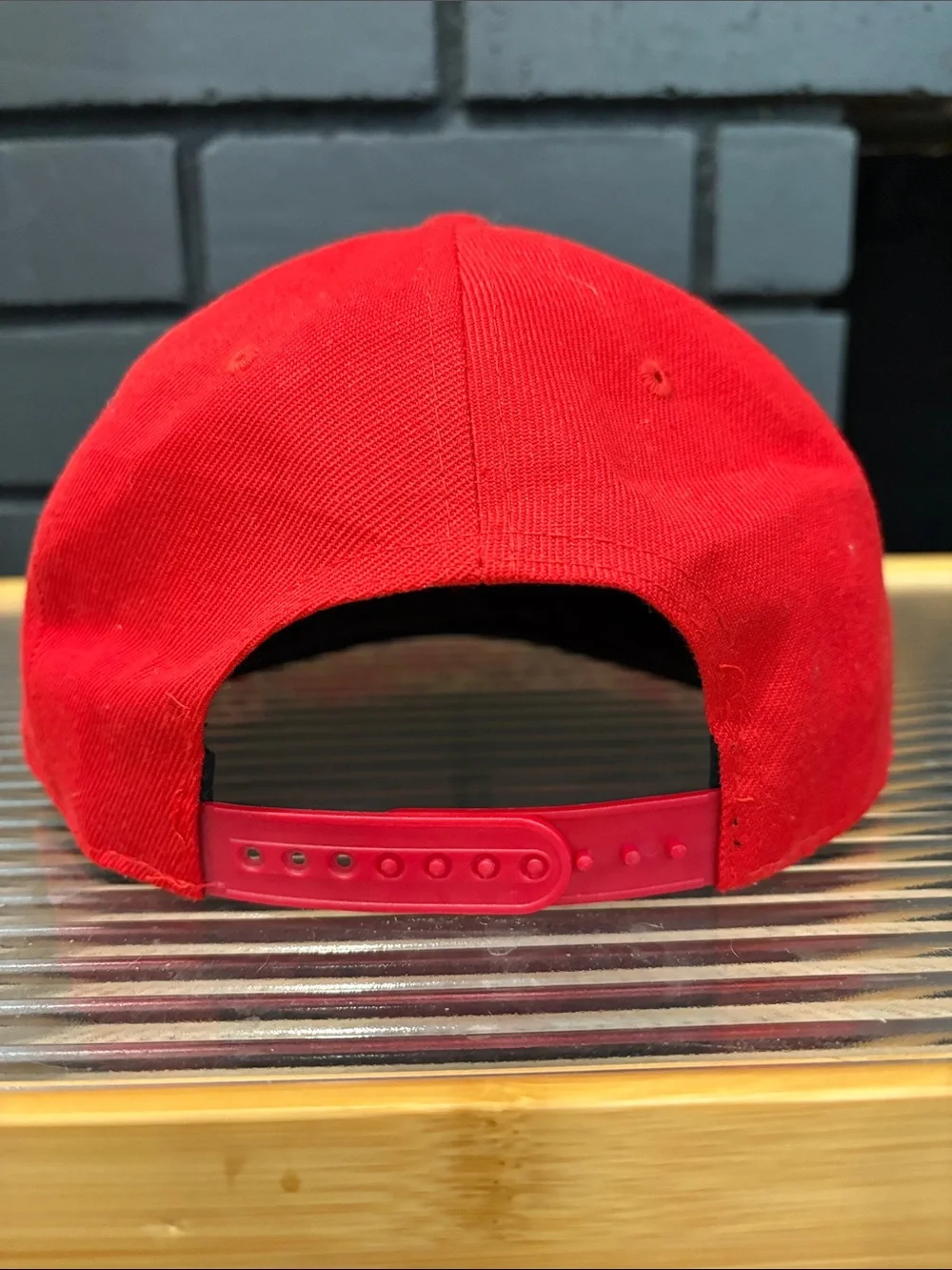 Obey Red Floral Brim Snapback Hat